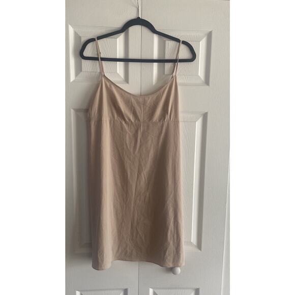 Narciso Rodriguez Womens Large Nude Slip Mini Dress‎ - Picture 1 of 4